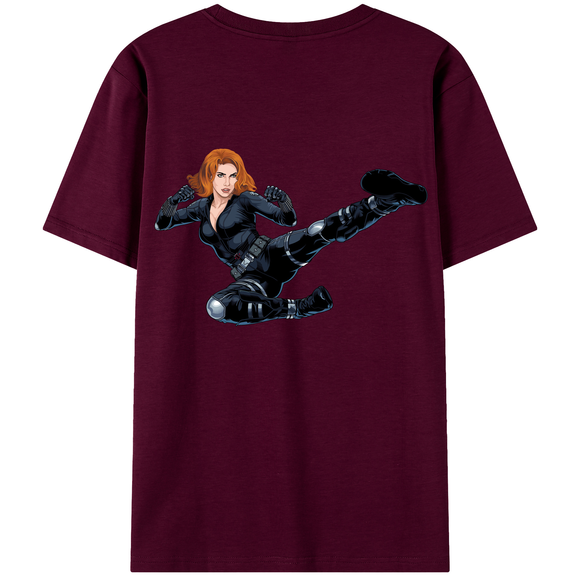（画像用） アベンジャーズ The Avengers レディース半袖Tシャツ(バックプリント)